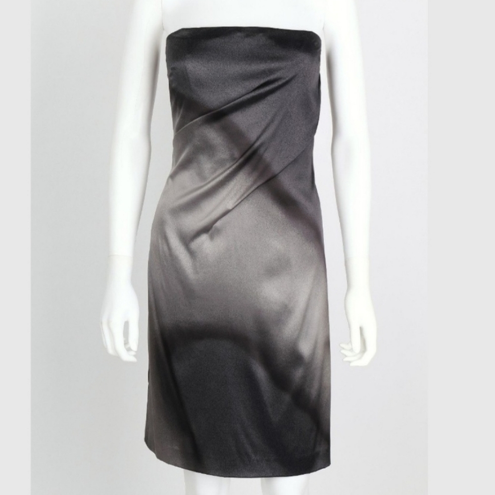 Calvin Klein ombre strapless cocktail dress